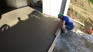 How to Prep Pour and Finish Basement Floor with Zip Strips [upl. by Ettenim]