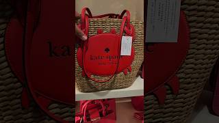 luxury handbag price in USA  Kate Spade handbag looks like bamboo basket usateluguvlogs [upl. by Oringas]