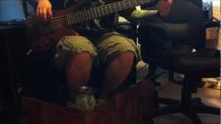 MudvayneDeath Blooms Bass Cover w Warwick Thumb NT [upl. by Nasya]