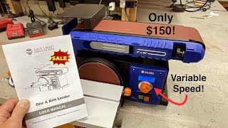 Honest Review of The SainSmart 150 Variable Speed 4”x36” Belt and 6” Disc Sander [upl. by Aloysius782]