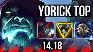 YORICK vs KSANTE TOP  601 500 games Dominating  EUW Master  1418 [upl. by Cissiee648]