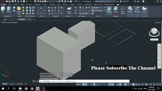 Difference Between Extrude and Presspull commands AutoCAD [upl. by Nicholle]