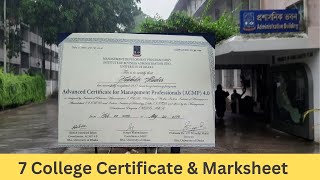 7 College Certificate Marksheet Withdrawal Process [upl. by Maryn45]