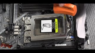 AMD Threadripper CPU Installation [upl. by Savick123]