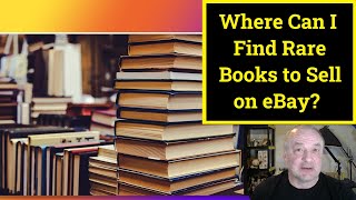 The Secret to Finding Valuable Books to Resell on eBay [upl. by Gennie87]