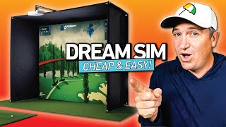 This Golf Simulator is EASIER amp CHEAPER Than You Think [upl. by Doralynn740]