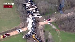 Gravel Train Derails On Stillwater Central Railroad Line [upl. by Primaveras972]