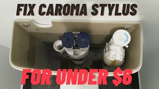 Fix leaking Caroma Stylus toilet for under 6 Stop that flushing sound [upl. by Hadden797]