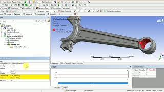 Fatigue analysis of connecting Rod in ANSYS [upl. by Letrice]