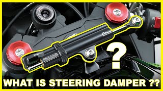 What is a STEERING DAMPER  HOW does it work  All explained 🔥🔥 [upl. by Aneem]