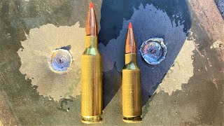 65 Grendel vs 65 Creedmoor Similar on Steel [upl. by Enahpad841]