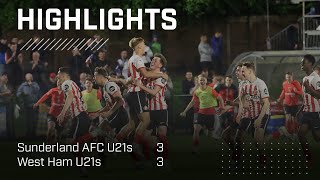 ShootOut Win Caps Comeback  SAFC U21s 3  3 West Ham U21s  PL2 PlayOff Quarter Final [upl. by Ellimac912]