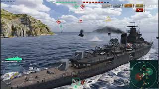 World of Warships Van Kinsbergen7 kills23 933 damage [upl. by Nydroj455]