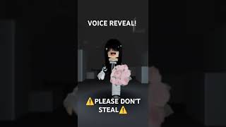 Voice revealdontsteal my voicedont hate [upl. by Nahem]