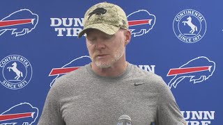 Sean McDermott speaks about LB Matt Milano injury [upl. by Derdlim610]