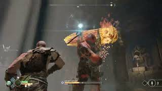 God of War PC Daudi Hamarr Boss fight [upl. by Atteve818]