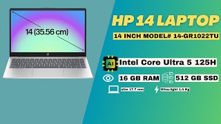 HP Laptop 14 14GR1022TU Performance  Specs  Features  Tech Specs [upl. by Pall]