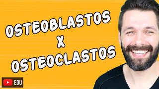 OSTEOBLASTOS OSTEÓCITOS E OSTEOCLASTOS  CÉLUAS DO TECIDO ÓSSEO  Biologia com Samuel Cunha [upl. by Rory]