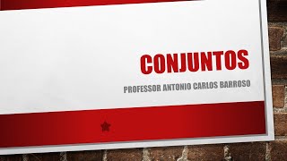 Conjuntos [upl. by Aicileb]