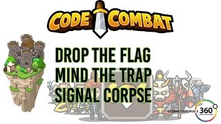 CodeCombat Backwoods Forest Drop the Flag Mind the Drop Signal Corpse [upl. by Lau]