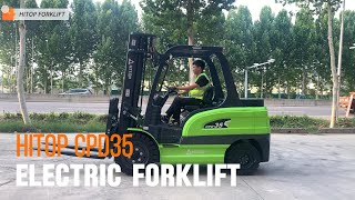 HITOP CPD35 Electric Forklift Truck With Side Shifter Ready to Export [upl. by Annoet]