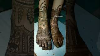 Legs mehndi design 🌿 bridal mehendi designs 🌿 bridal legs 😍🌿mehandi yt mehndi [upl. by Petersen]