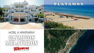 Hotel Olympion Melathron  Apartmány  Platamon Grécko CK Turancar [upl. by Anyah754]