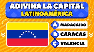 ADIVINA las CAPITALES de Latinoamérica 🌏🧐  Trivia Geografía  TriviaPlus [upl. by Pond18]