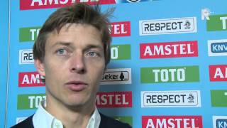 Excelsiortrainer Jon Dahl Tomasson na de winst [upl. by Kiel935]