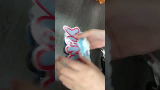 custom shape Mylar bag printed die cut resealable eco friendly pouch zipperbag unboxing food [upl. by Neelyar]