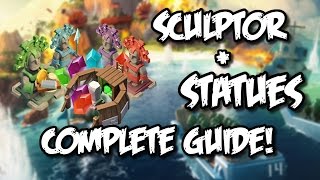 Boom Beach  UPDATED  Complete Statue Guide Sculptor Masterpiece Tips amp Tutorial for Boom Beach [upl. by Nerti]