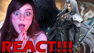 SEPHIROTH BREAKS SMASH BROS ULTIMATE  REACTION [upl. by Wilinski457]