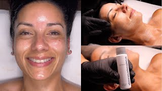 DERMALOGICA FACIAL WITH PRO TIPS  CUSTOM DERMALOGICA PRO PEEL FOR AGING AND DISCOLORATION [upl. by Nogaem918]