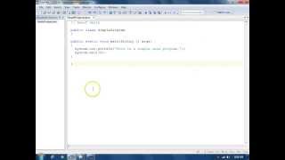 Java Simple Program using TextPad [upl. by Abbotsun]