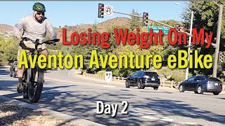 Weight Loss On My eBike Aventon Aventure Come Ride With Me [upl. by Sitoiganap418]