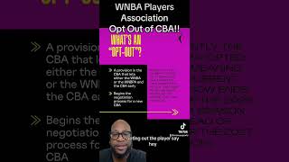 Major Shift WNBA Players Association Opts Out of CBA [upl. by Orsini]