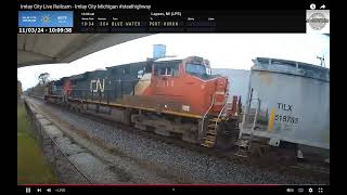 EAST VIEW 11324 Of A CN 396 EB Train Longhaul Manifest Of Mixedfreight Leading With CN Double 2 [upl. by Song133]