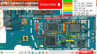 Samsung A2 core A260 network and signal diagram  samsung a2 core antenna ways and circuits borneo [upl. by Bedelia]