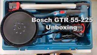 Bosch GTR 55225 professional drywall sander unboxing [upl. by Archangel]