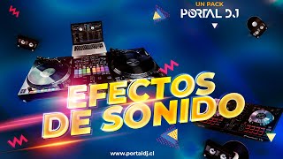 Pack de EFECTOS de sonidos para editar CUÑAS DJ spot de radio o LINNER [upl. by Hedelman]