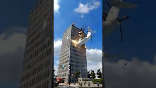 Plane vs Helicopter vs Building 😱 [upl. by Roper]