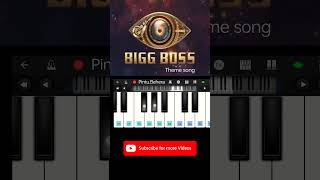 Bigg Boss Theme song Tune on piano salamkhan shorts [upl. by Lewis]