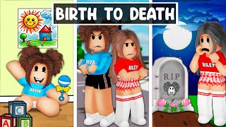 BIRTH To DEATH Of A SISTER In Roblox Brookhaven [upl. by Ittocs680]