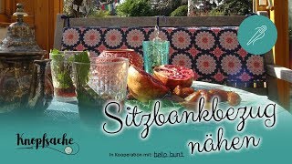 Sitzbankbezug nähen [upl. by Ahseenal296]