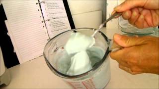 Making Spearmint and Pumice Pedi Scrub [upl. by Irotal540]