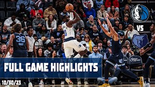 Tim Hardaway Jr 21 points Highlights vs Memphis Grizzlies  103023 [upl. by Opiuuk]