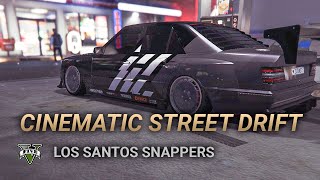 Cinematic Street Drift  Los Santos [upl. by Kubiak]