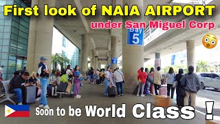 First Look of NAIA Terminal 3 under San Miguel  Soon to be World Class Airport  Sept 17  2024 [upl. by Assirolc]