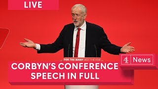 Jeremy Corbyn Labour conference speech in full 2017 [upl. by Lindner495]