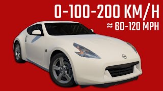 Nissan 370Z  Acceleration in 20 Games [upl. by Langelo]